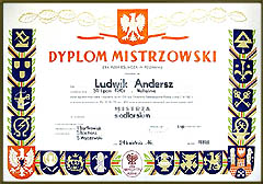 Dyplom mistrzowski