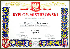 Dyplom mistrzowski